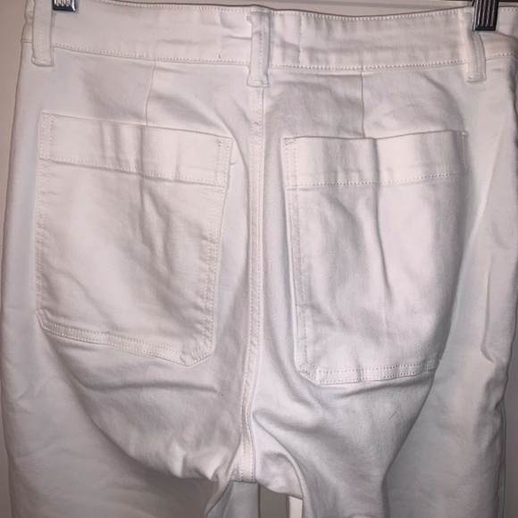 Everlane White Cropped Straight Regular Jeans 6 - Picture 5 of 8
